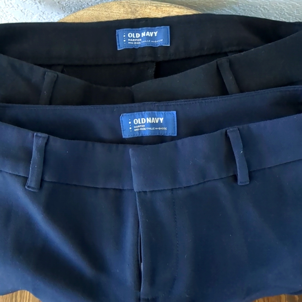Two Pairs Old Navy Harper Pants Sz 6